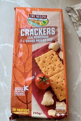 Crackers pomodoro e grana nutrition facts table