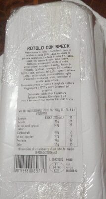 Rotolo con speck