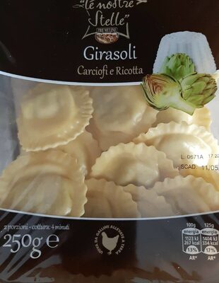 Girasoli carciofi e ricotta