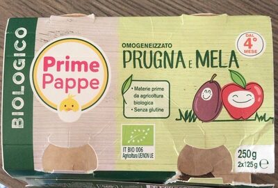 Omogeneizzato prugna e mela