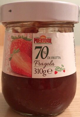 Marmellata 70% di frutta alla fragola
