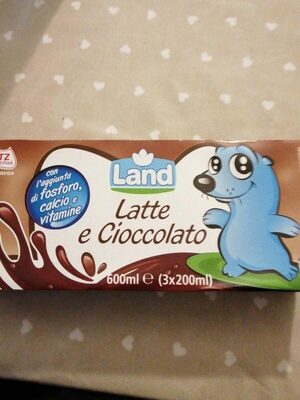 latte e cioccolato front packaging