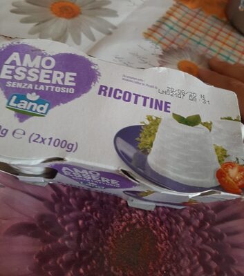 Ricottine senza lattosio front packaging