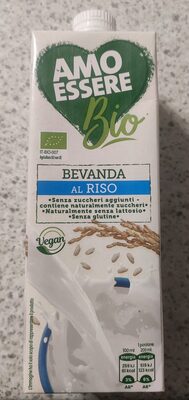 Latte di riso amo essere front packaging