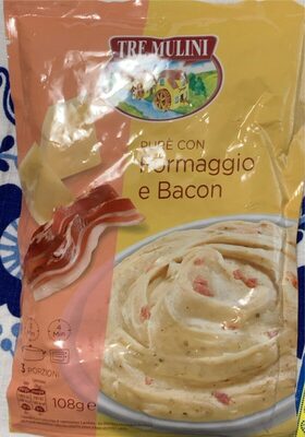 Purè con formaggio e bacon