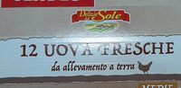 12 Uova fresche da allevamento a terra