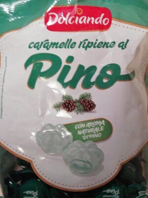 Caramelle ripiene al pino