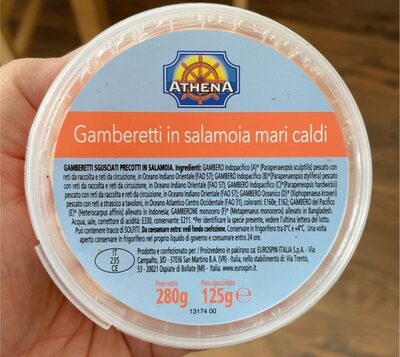 Gamberetti in salamoia mari caldi