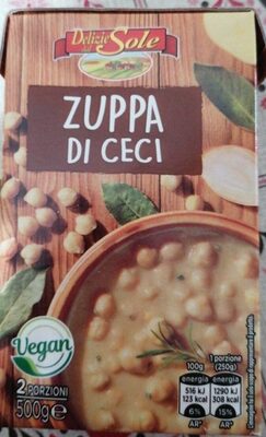 Zuppa di ceci front packaging