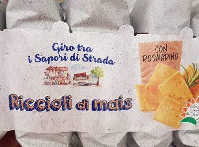 Riccioli di mais front packaging