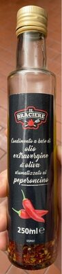 Olio al peperoncino front packaging