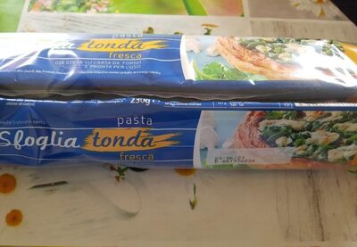 Pasta sfoglia tonda fresca