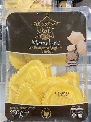 Mezzelune. on Parmigiano Reggiano e Tartufo