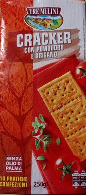 Cracker con pomodoro e origano