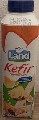Kefir multifrutti front packaging