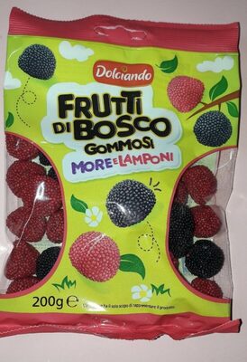 Frutti di bosco gommosi front packaging