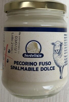 Pecorino fuso spalmalbile dolce front packaging