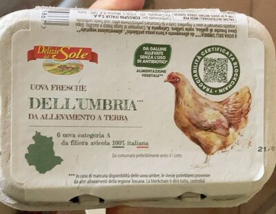 Uova fresche front packaging