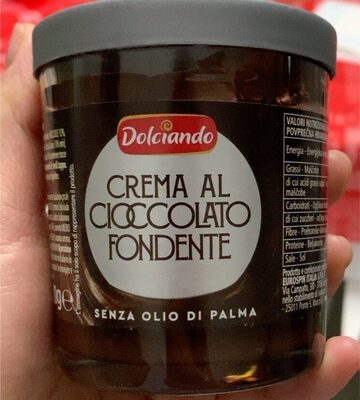 Crema al cioccolato fondente