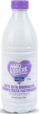 Latte alta digeribilità UHT, senza lattosio