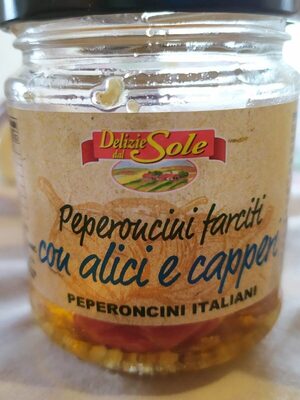 Peperoncini farciti con alici e capperi