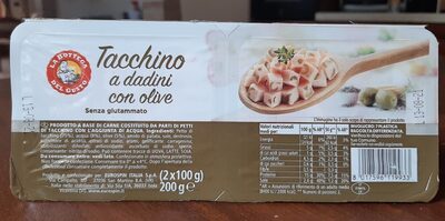 Tacchino a dadini con olive