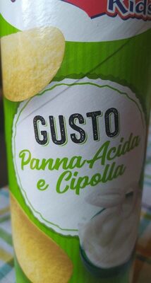 Patatine Panna acida e cipolla front packaging