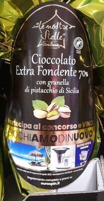 Uovo fondente 70 stelle gran pistacchio di Sicilia