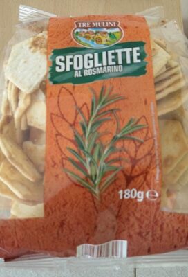 Sfogliette al rosmarino front packaging