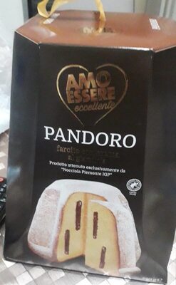 Pandoro con crema di gianduia front packaging
