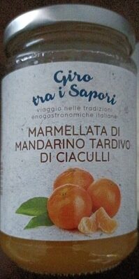 Marmellata di mandarino tardivo di ciaculli
