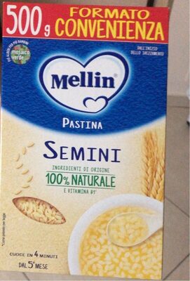 Pastina semini Mellin front packaging
