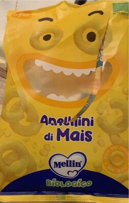 Anellini di mais front packaging