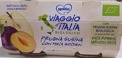 Mellin Bio Prugna Susina con Mela Golden