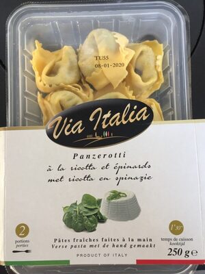 Pâtes fraîches ricotta épinards