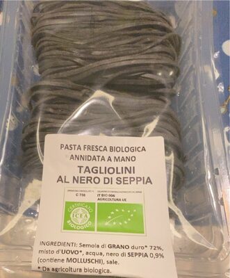 Tagliolini al nero di seppia