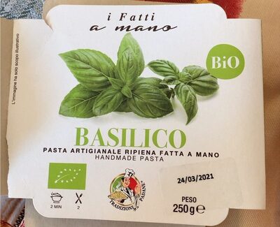I fatti a mano Bio Basilico front packaging