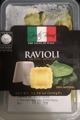 Ravioli ricotta spinach