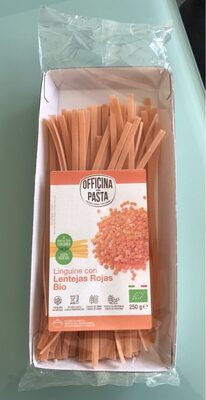 Pasta de lentejas rojas