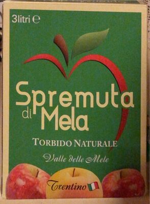 Spremuta di mele front packaging