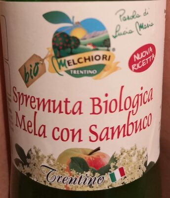 Spremuta biologica mela sambuco