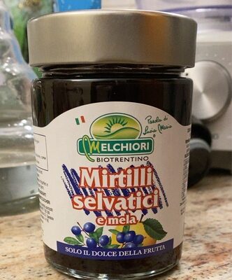 Mirtilli selvatici e mela front packaging