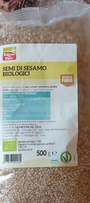 Semi di sesamo ecologici front packaging