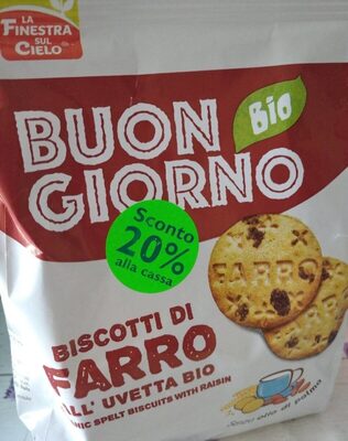 Biscotti farro uvetta bio