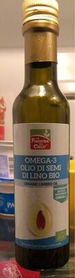 Omega-3 olio di semi di lino bio