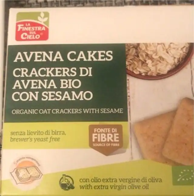 Avena cakes front packaging