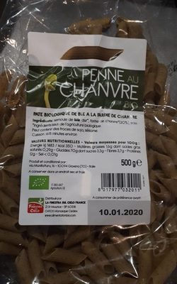 Penne au chanvre bio