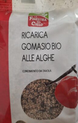 Ricarica gomasio bio alle alghe front packaging