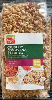 Crunchy con avena e goji bio
