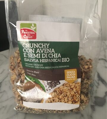 Crunchy con avena e semi di chia